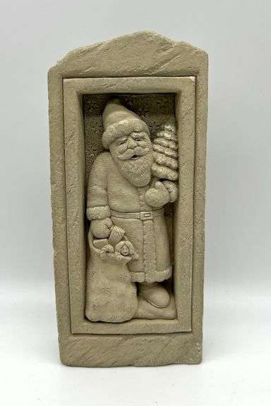 VTG George Carruth Santa Clause Plaque