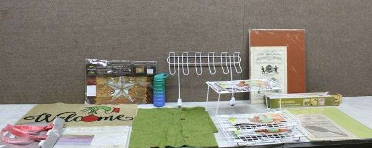 Home and Organization Items Lot