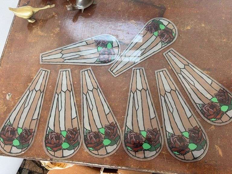 8 stainglass panels