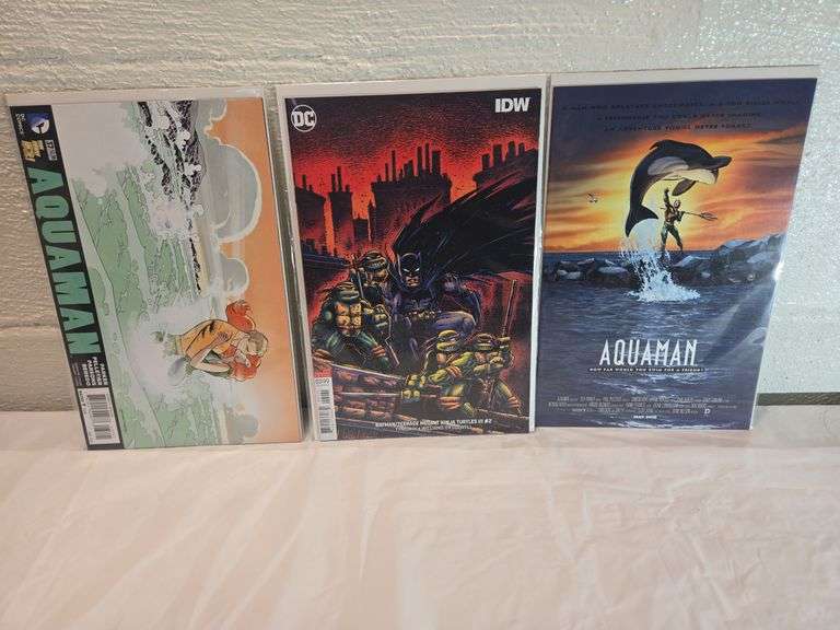 BATMAN TEENAGE TURTLES/ AQUAMAN