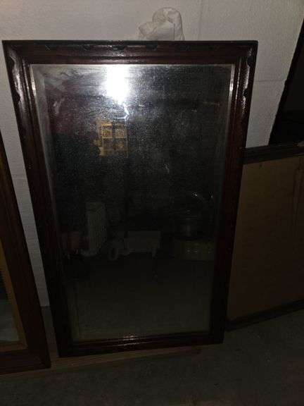 Large antique mirror