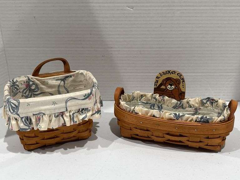 Longaberger Pair of Baskets x 2