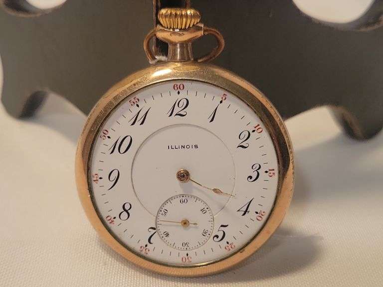Illinois Open Face Pocket Watch