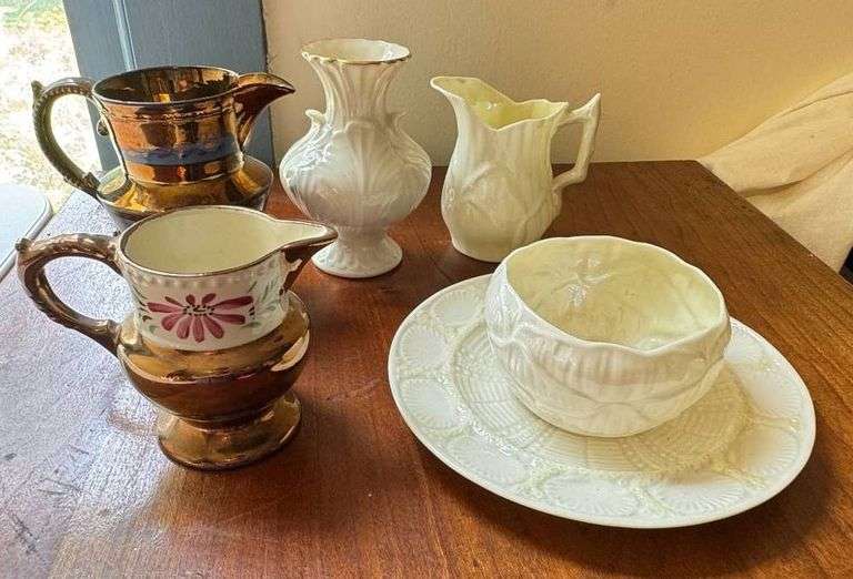 Baleek, Lenox and Old English Lustreware