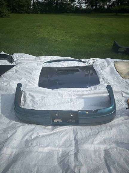 Subaru Front Bumper, Hood with Vents, and Rear Spoiler