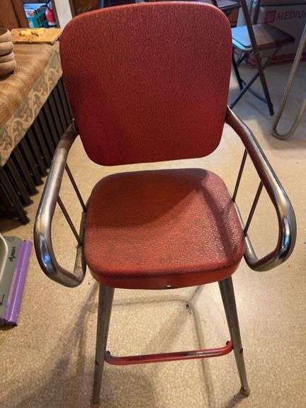 Vintage Red & Chrome High