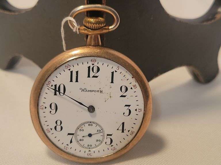 Hampden Open Face Pocket Watch
