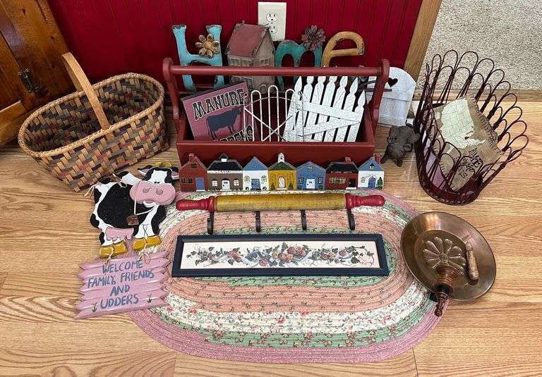 Large Grouping of Country Décor