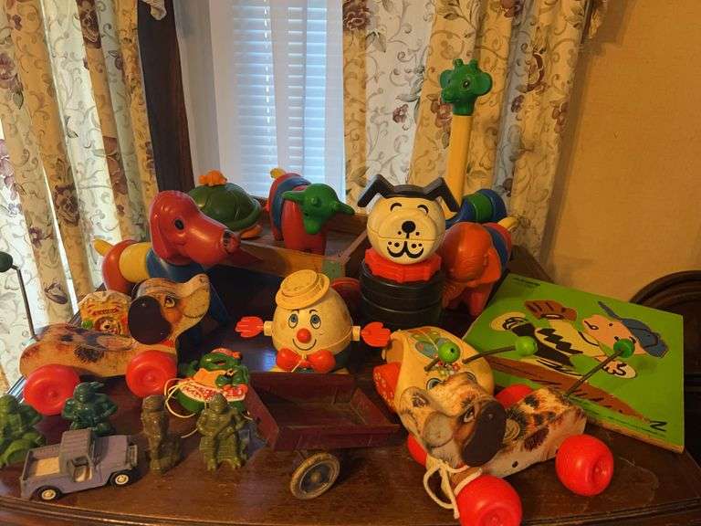 Vintage Toys Including Fisher Price