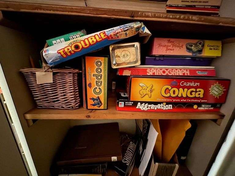 Vintage Board Games, Toys, and Juggling Clubs