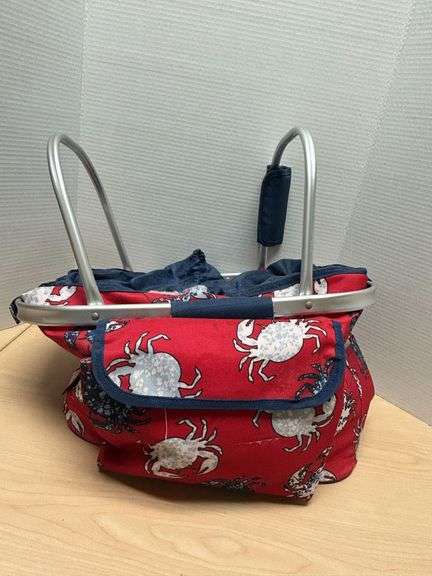 Cynthia Rowley Collapsible Market Tote – Crab Print