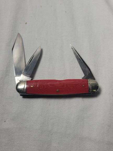 Ulster Red Handle Pocket Knife
