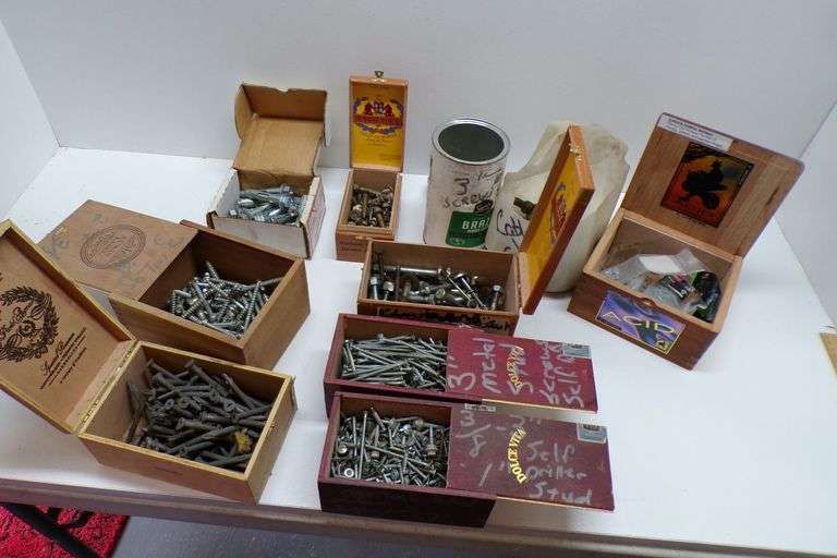 Large Misc. Lot of Large Screws and Hardware