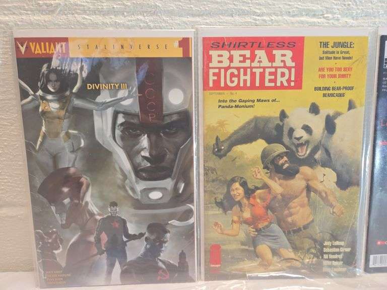 SHIRTLESS BEAR FIGHTER & OTHERS 5PK