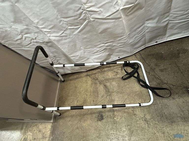 Adjustable Bed Assist Rail with Safety Strap