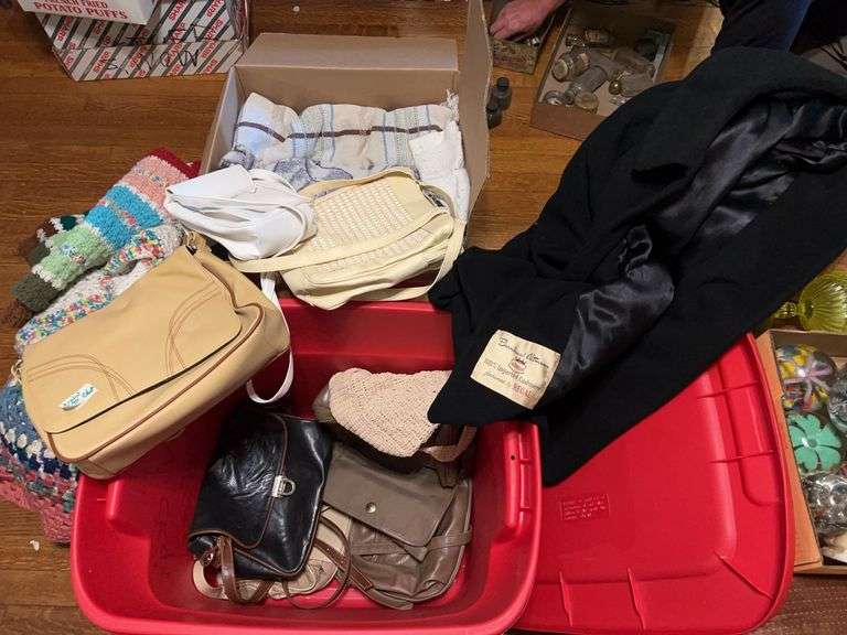 Purses, Blankets & Coat