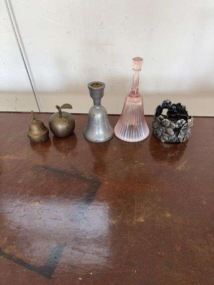 4 bells and candle holder
