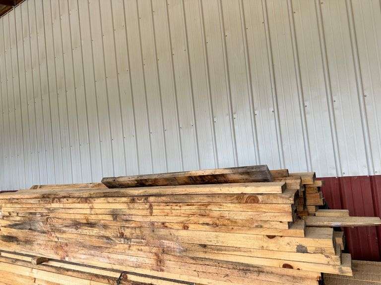 Rough-Cut Lumber Stack - Auction Ohio
