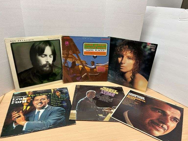 Vintage Vinyl Records – Barbra Streisand, Herb Alpert, Tennessee Ernie Ford & More (6 Records)