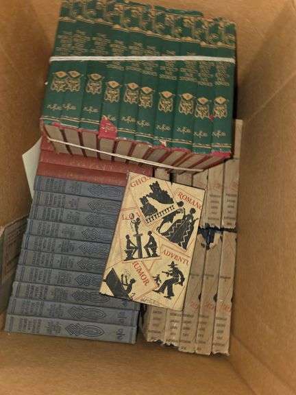 Box of vintage books
