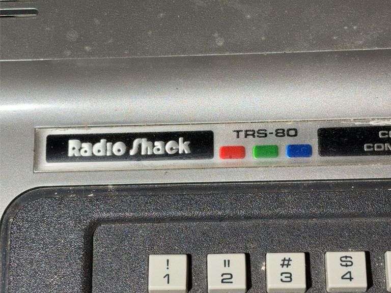 RadioShack TRS – 80 Color Computer Inbox, and with Book - Auction Ohio
