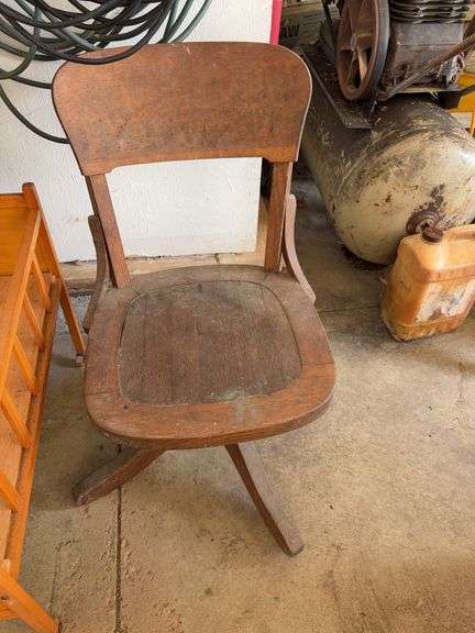 Wooden office chair