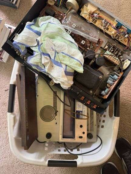 Vintage Stereo Receiver Components and Chassis Parts