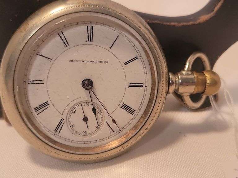 Columbus Open Face Pocket Watch
