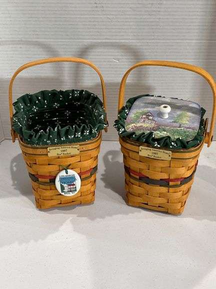 Longaberger Pair of Bee Baskets