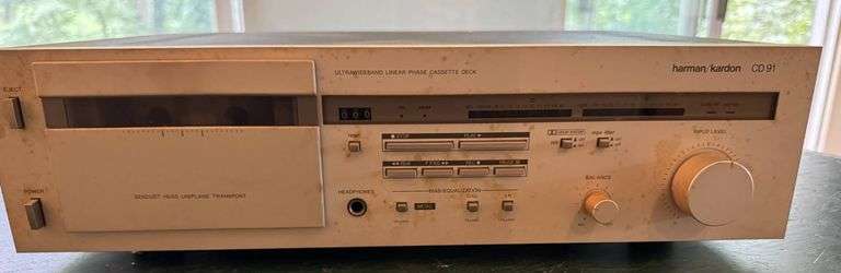 Harman Kardon CD91 Ultrawideband Linear Phase Cassette Deck