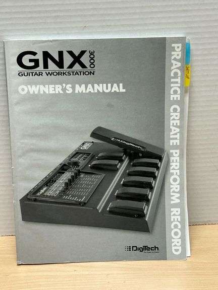 DigiTech GNX3000 Guitar Workstation Owner’s Manual (2005)