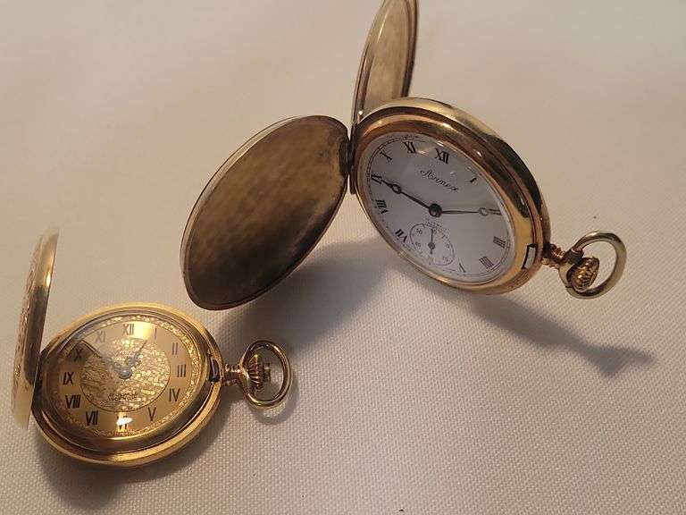 Pair of Arnex Hunter's Case Pocket Watches