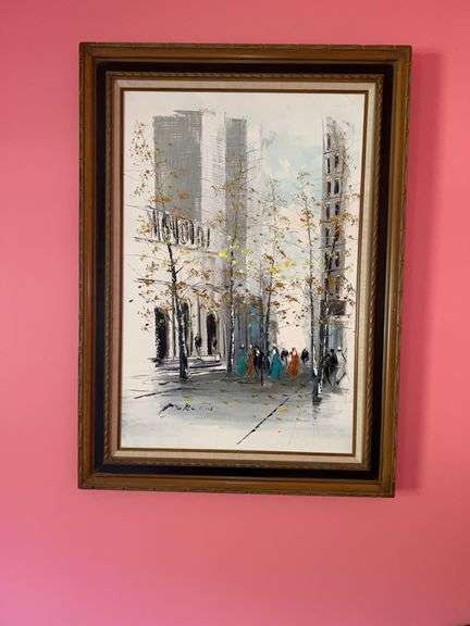 CityScape Signed Artwork