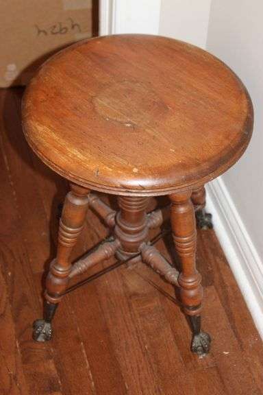 Antique Piano Stool