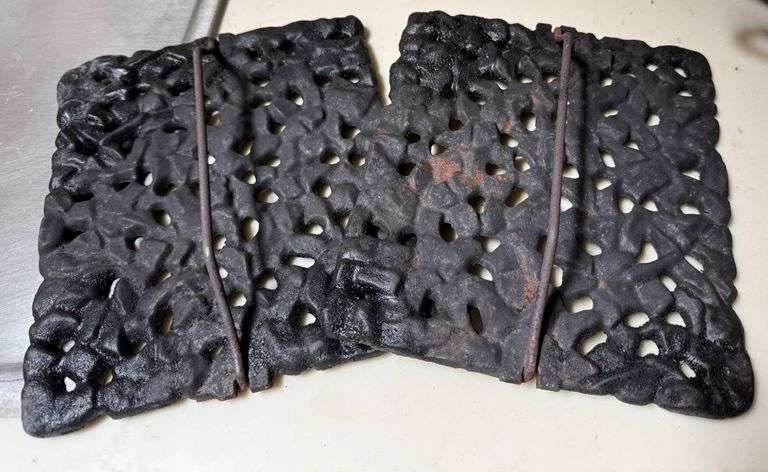 Vintage Jenn Air Cast Iron Lava Plate Grill Press
