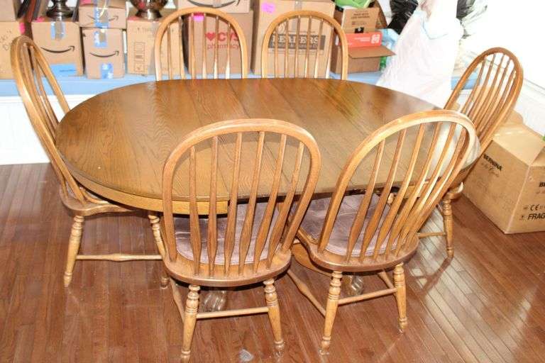 Farmhouse Oak Dining Set