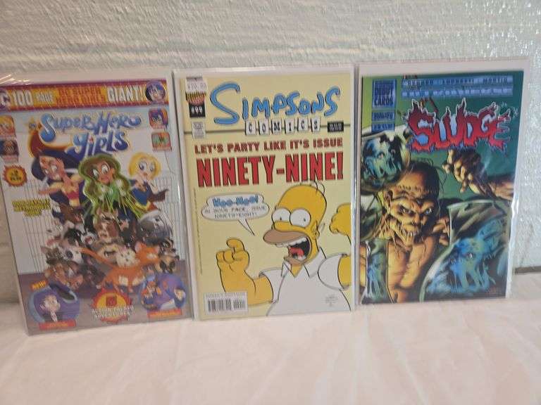Simpsons / Super Hero Girls / Sludge 3PK