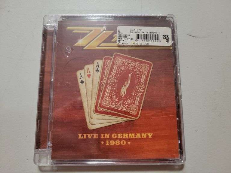 Zz Top Live In Germany 1980 Dvd Never Opened