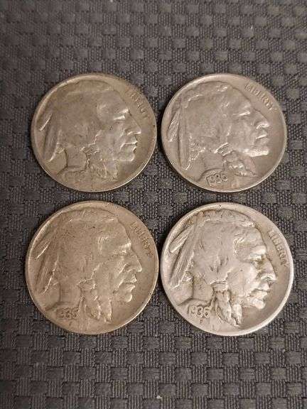 Four Buffalo Nickels, 1936