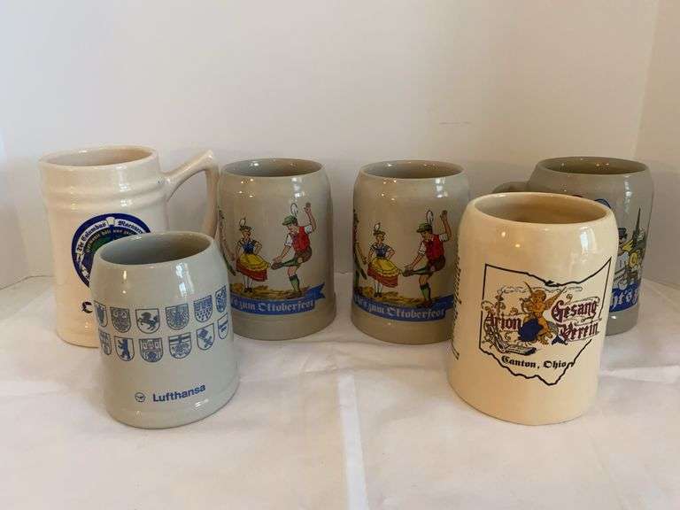Beer Steins - Oktoberfest Styles, etc.