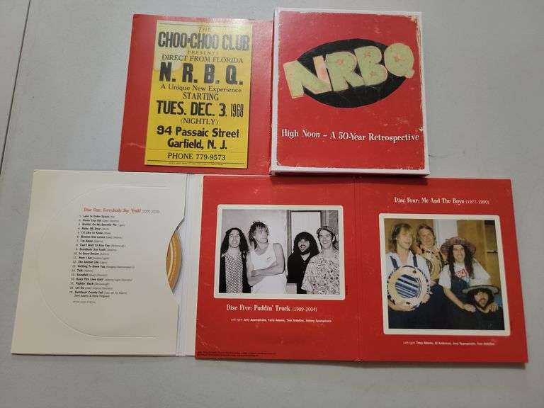 2016 NRBQ High Noon A 50 Year Retrospective 5 Disc Set W/Booklet