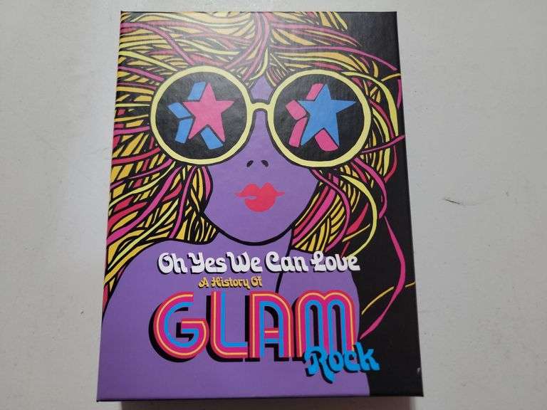 2013 Oh Yes We Can Love A History Of Glam Rock 5 Disc Set W/Book, Cds Never Opened