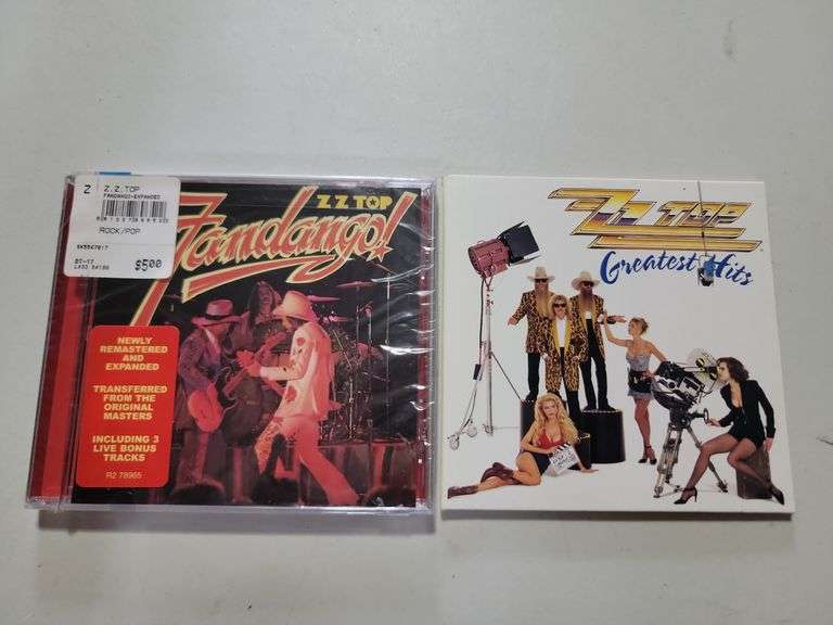 ZZ Top Fandango Never Opened & Greatest Hits