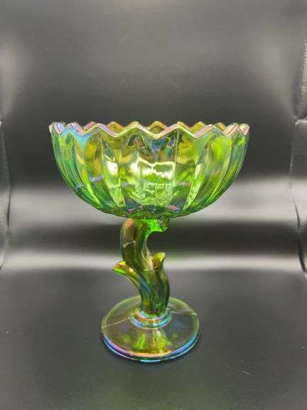 Indiana Glass Lotus Compote