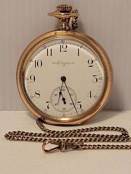 Elgin Open Face Pocket Watch