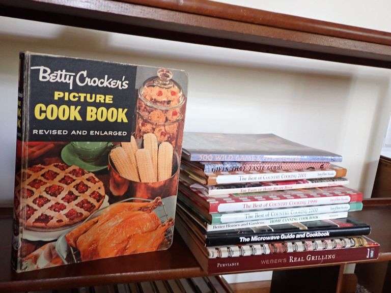 Cookbooks Including 1959 ‘Betty Crocker’s Picture Cook Book, Revised and Enlarged’