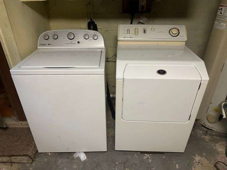 Whirlpool Washer and Maytag Dryer