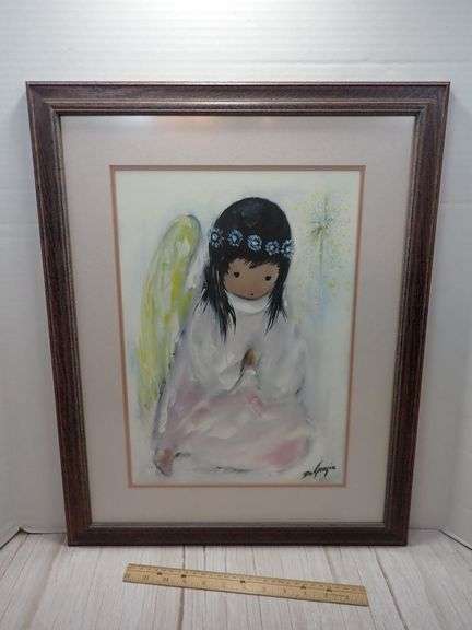 Framed Print of ‘A Little Prayer’ by De Grazia