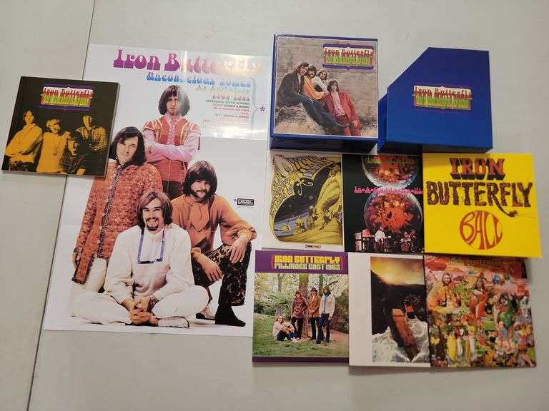 2010 Iron Butterfly Unconscious Power An Anthology [1967-1971], 7 Disc Set W/Poster & Booklet