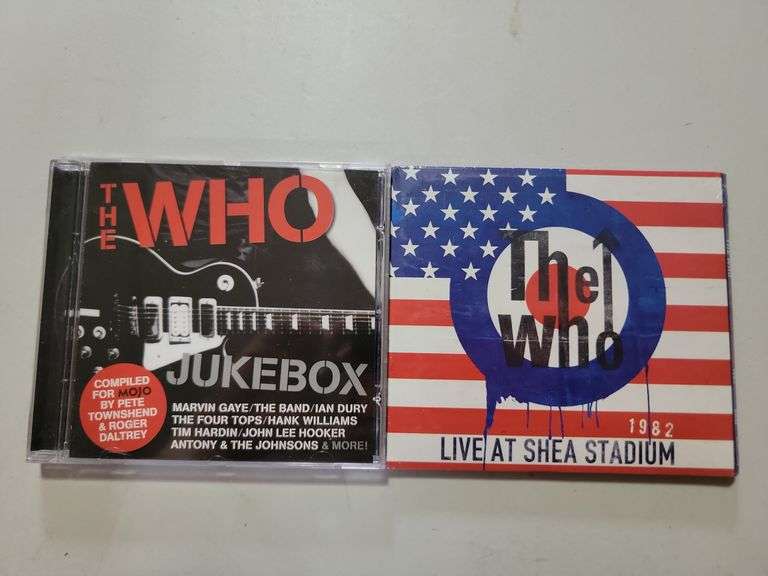 The Who Live At Shea Stadium Never Opened & The Who Jukebox Cd